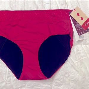 BRAND NEW THINX Super Hiphugger Period Underwear - Size: 1X - Color: Spicy - $30